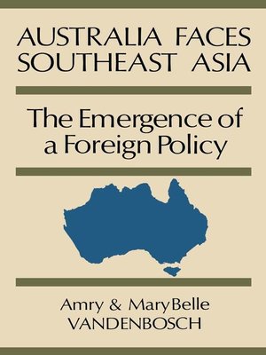 cover image of Australia Faces Southeast Asia